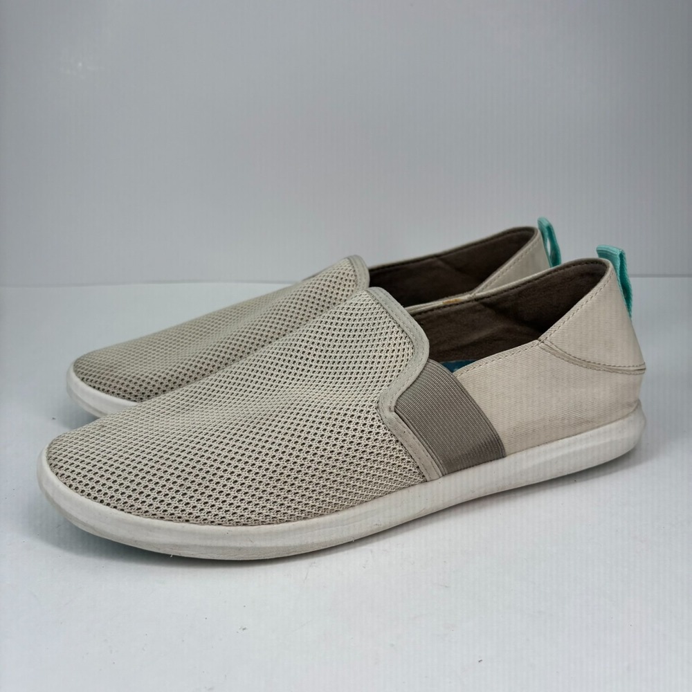 OluKai Hale'iwa Women's US 10 Tapa/Slit Knit Mesh Slip-On Casual Walking‎ Shoes